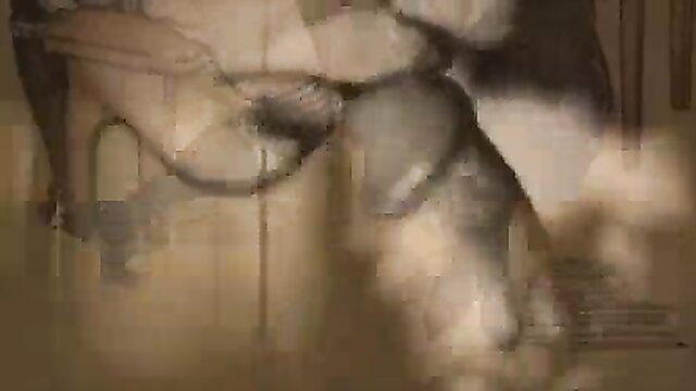 Vintage erotic drawing of nude woman with large breasts and abstract forms