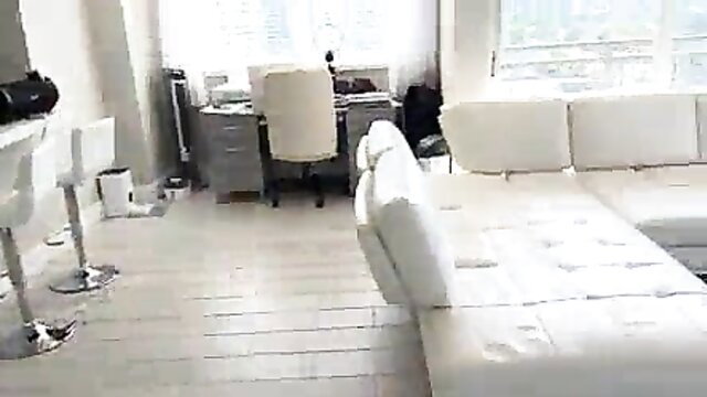 Busty Lucy Lotus in modern office, Household Fantasy step sister