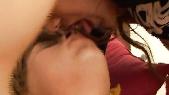 Latina teen deepthroats cock passionately in close-up oral scene