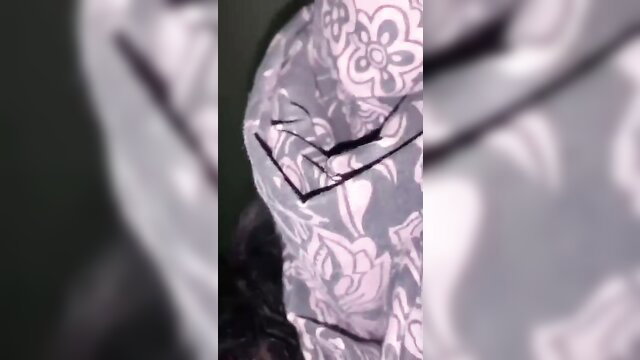 Indonesian amateur kosan ayang in floral lingerie exposing curves