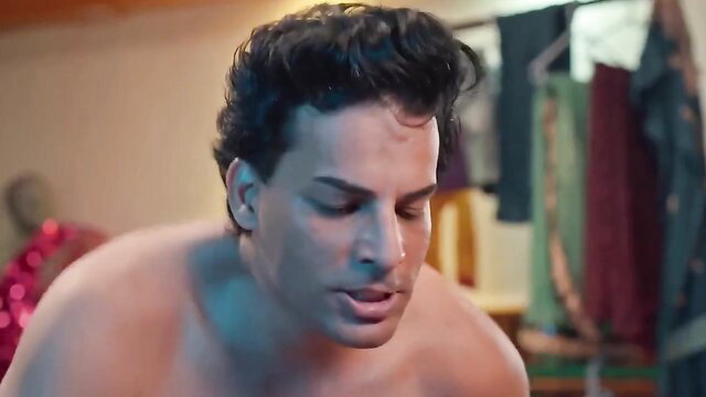 Raunchy Indian mommy closeup nude hunk lips parted tease