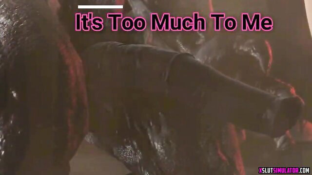 3D futanari missionary sex with busty mommy in X Slut Simulator