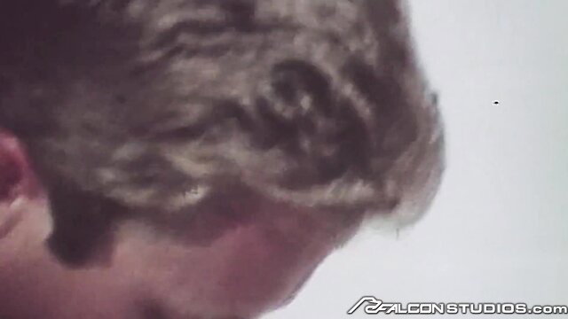 Blond twink post-football game closeup, sweaty face ready for trans sex training