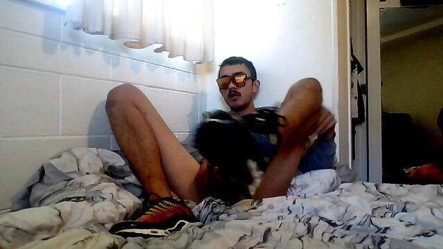 Maori Samoan 26yo guy solo spreading legs with dildo, Jacquie Et Michel TV