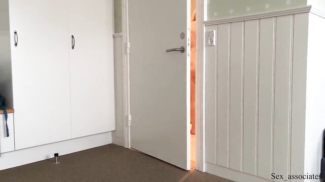 Stepmom in open white door teases in stepmom taboo thumbnail