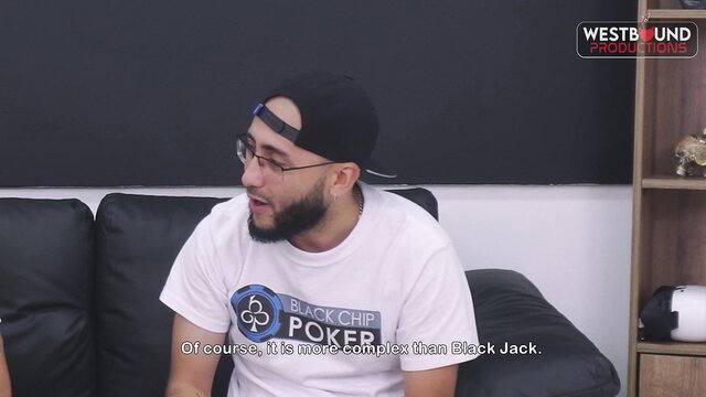 Abby Montano in Run Good Girls LA poker thumbnail, man smiling