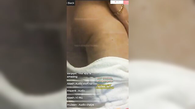 Arabian beauty Mayas Audi in white towel, teasing sideboob and hip curves