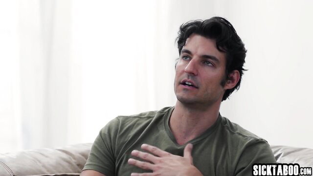 Nicole Kitt's handsome roommate in green shirt, intense gaze