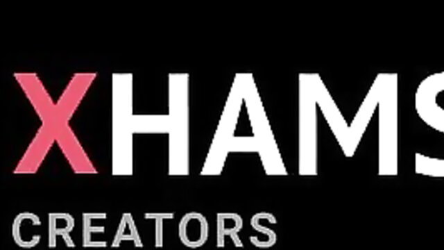 XHamster Creators logo on black background adult video thumbnail