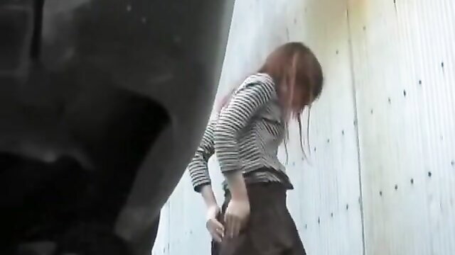 Shocked Asian princess groped in skirt sharking prank