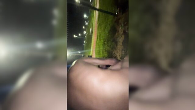 Blurry leaked amateur street sex video thumbnail with group action