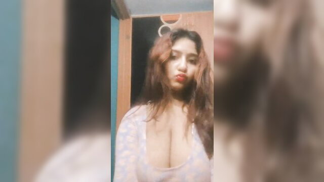 Bangladeshi Irin Mortuza hot cleavage in low-cut top, viral nude tease
