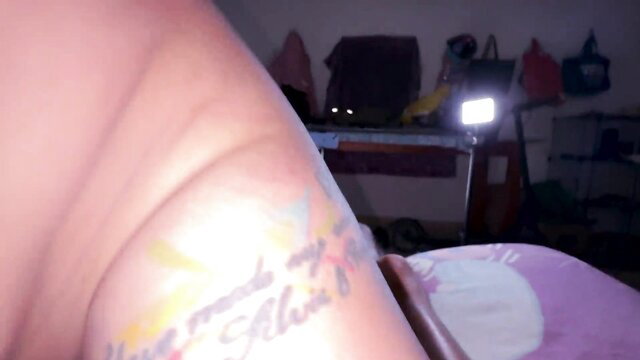 Fridasexy arm tattoo 'Live and let die' closeup, amateur adult video thumb