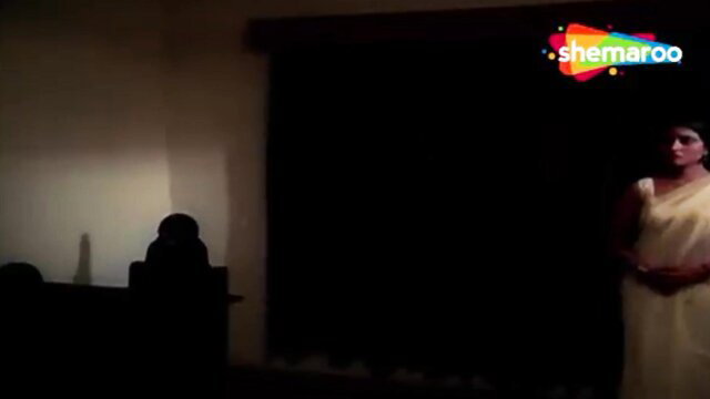 Anuradha Sawant in white saree kissing scene from 1989 Bollywood adult classic Sach