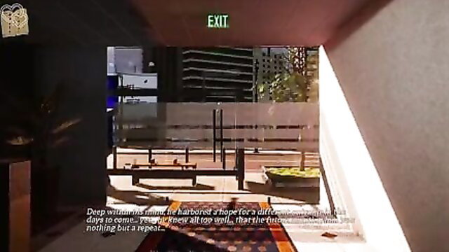 Eternal 263 AVNovels thumbnail: Asian woman in office exit hallway with text overlay