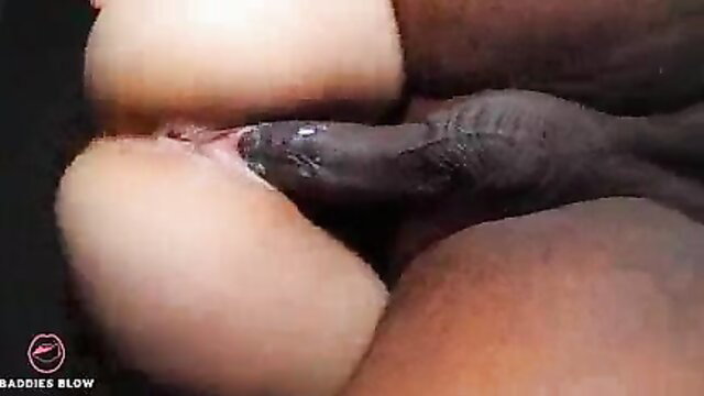 Mariana Fox deepthroating big black cock, Baddies Blow blowjob