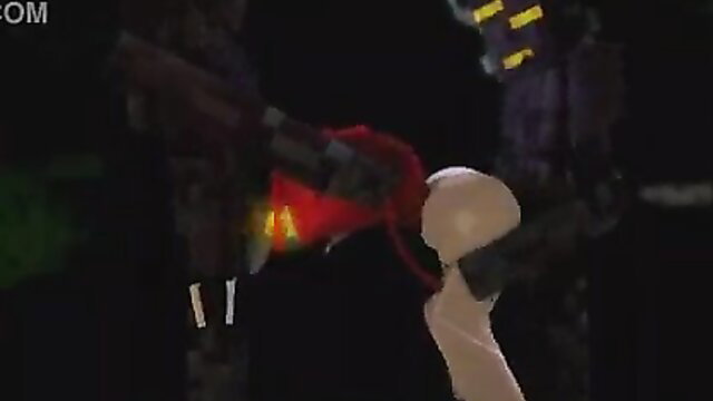 Minecraft hentai characters in explicit animated sex scene