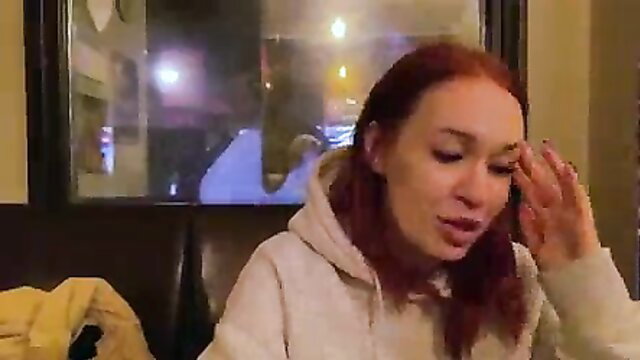 Redhead in hoodie wakes up confused at stranger's house