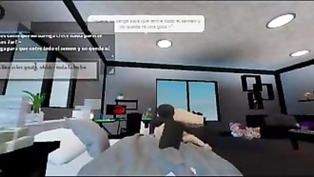Roblox hentai fan fuck in hotel, pregnant creampie