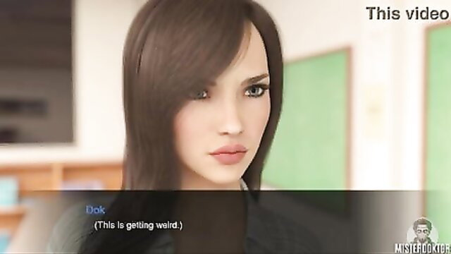 Asian beauty Dok from Lust Theory looks surprised, tasting hard big cock