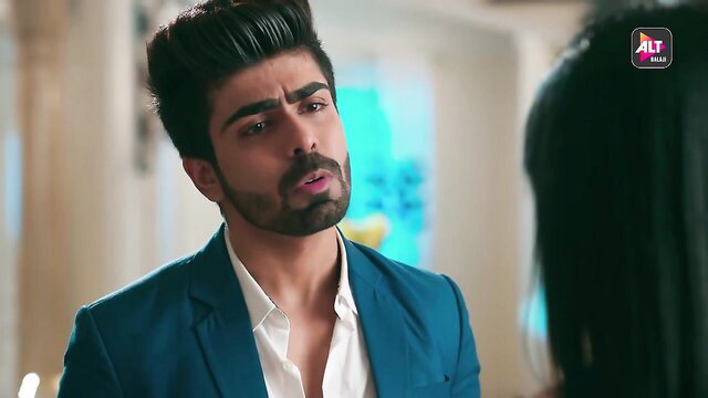 Handsome Indian Ko Ko in blue suit stares intensely, ALT Balaji drama thumbnail