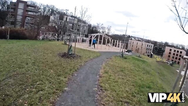 Sakura in hardcore outdoor dirt play at playground, VIP 4K