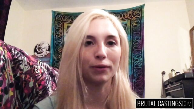 Piper Perri tied blonde abused at brutal casting