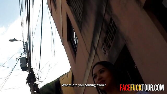 Filipina amateur facefuck in outdoor Face Fuck Tour scene