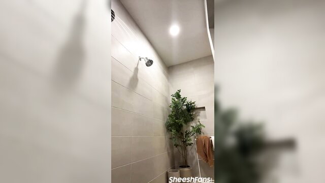 Natalie Roush nude shower slip pussy lips OnlyFans leak