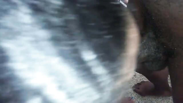 Black whore deepthroating massive black dick closeup