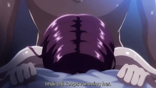 Anime girl with huge ass rams hard from behind in Imaizumin Chi Ep 2