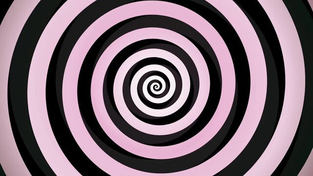 Pink black hypnotic spiral for prejac bliss hypnosis video