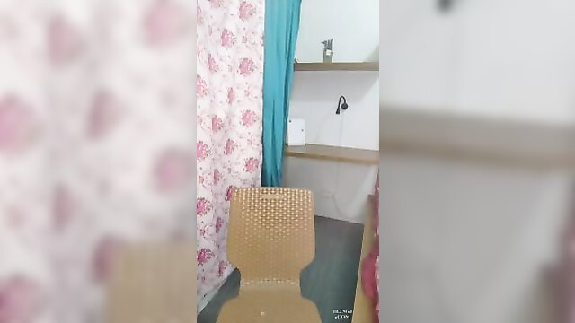 Indonesian amateur girl masturbates eyes closed on bed 1hr