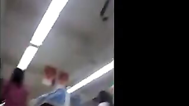 Two Filipina asses upskirt BOSO in store