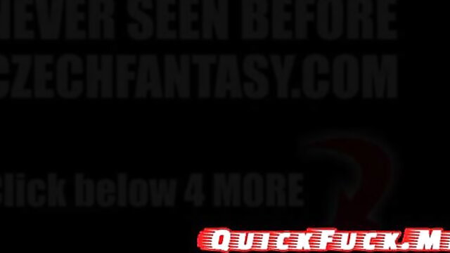 Czech Fantasy hot babe in red quick fuck promo thumbnail