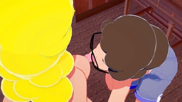 Lesbian Peggy Hill and Luanne Platter King of the Hill hentai pussy licking