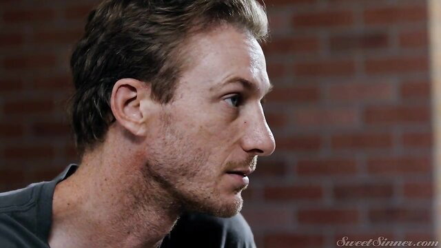 Jessa Rhodes' husband closeup profile in My Boss Wife adult video