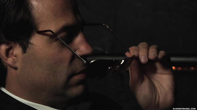 Suited man in elegant glasses closeup from Asa Akira Is Insatiable