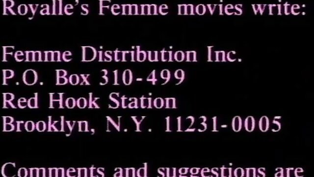 Femme Productions Sensual Escape vintage porn studio mailing address