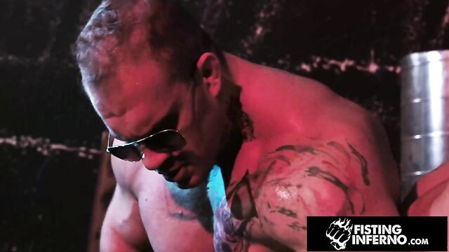 Devin Franco dominated and fisted by beefy bodybuilder hunk