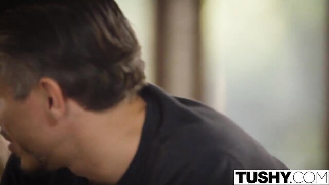 Natasha Nice side profile in Tushy video thumbnail