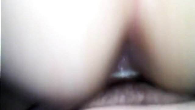 Blurry closeup of half sister's pale ass and pussy in taboo amateur fuck thumbnail