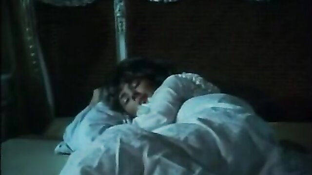 Classic Josefine Mutzenbacher: Busty brunette asleep in white lingerie