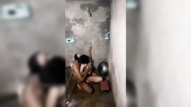Pakistani girl bound and fucked in bathroom by neighbor - Desi MMS