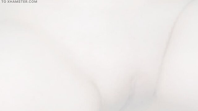 Hot stepdaughter posing seductively in tight white top, teasing curves