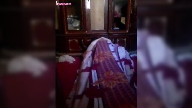 Egyptian cheating wife fucked by neighbor on bed