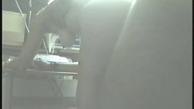 Greek amateur office babe bent over desk showing big ass upskirt