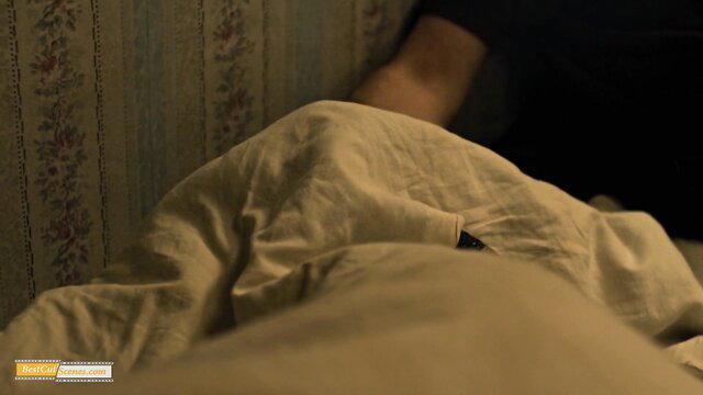 Latina teen in The Dorm lifting sheets exposing nude body on bed