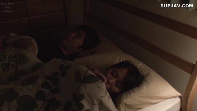 Miho Tono and father-in-law sleeping in bed JAV thumbnail