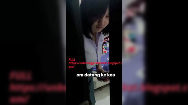 Indonesian schoolgirl uniform PSK miChat hookup, smiling closeup